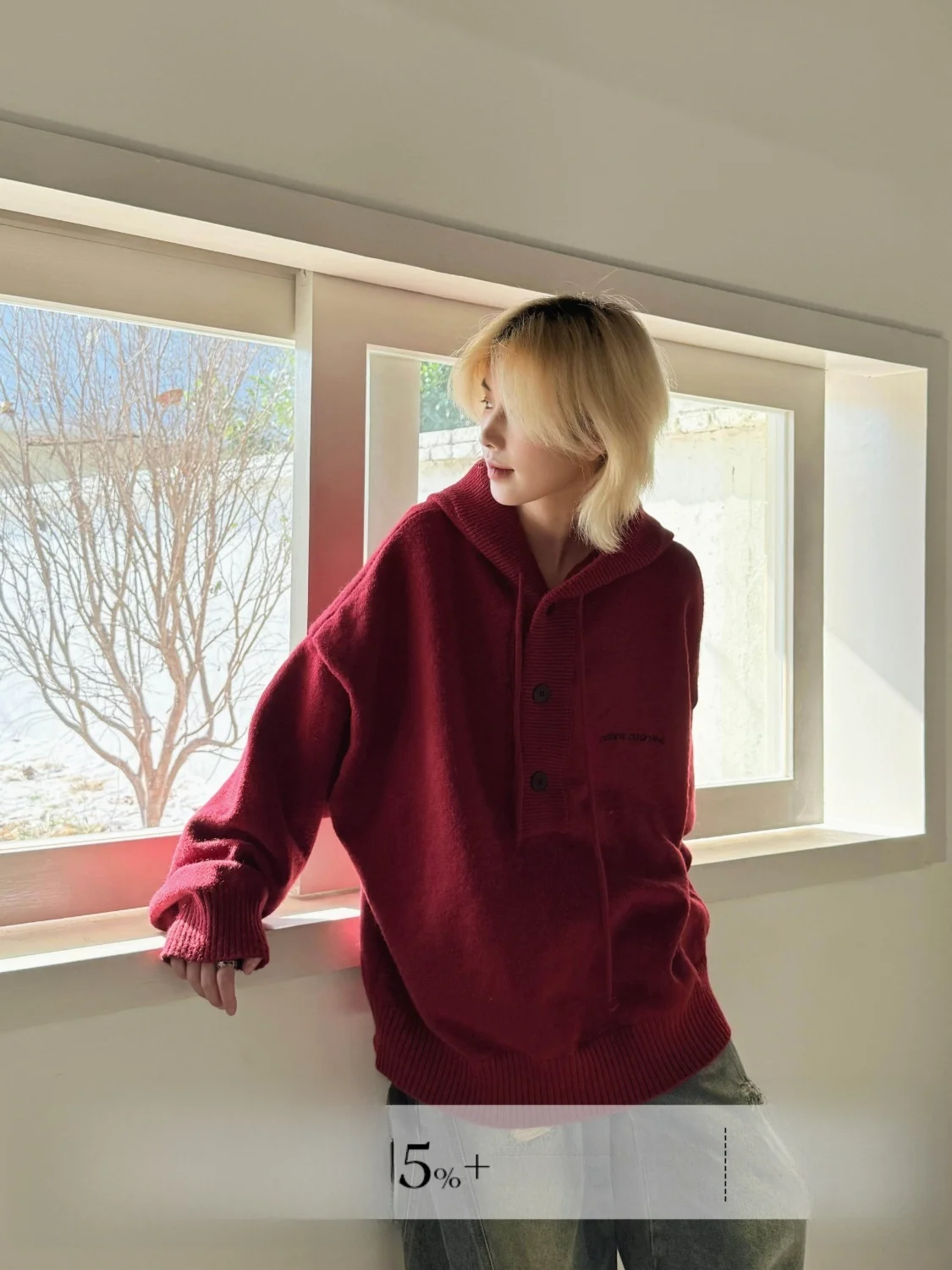 Lazy Style Christmas New Year Couple Knitted Sweater Drawstring Hoodie Red Streetwear Loose Fit Long Sleeve Thermal Top
Lazy Style Christmas New Year Couple Knitted Sweater Drawstring Hoodie Red Streetwear Loose Fit Long Sleeve Thermal Top