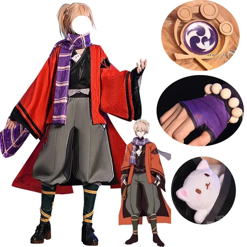 Game Genshin Impact Cosplay Friend of Kaedehara Kazuha Cosplay Men Costume Genshin Impact Kazuha's Friend Halloween Costumes wig
Game Genshin Impact Cosplay Friend of Kaedehara Kazuha Cosplay Men Costume Genshin Impact Kazuha's Friend Halloween Costumes wig
