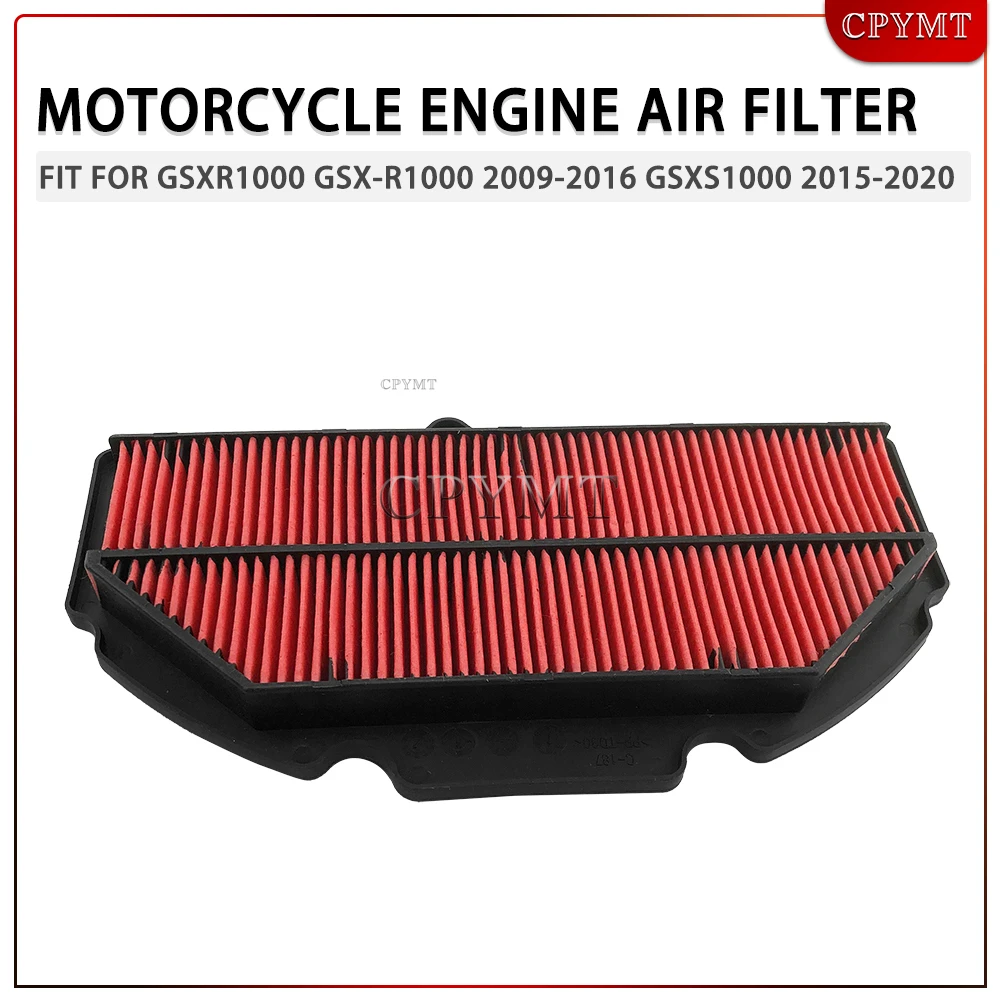 Motorcycle Engine Air Filter Cleaner Air Intake Filter Element Fit for GSXR1000 GSX-R1000 2009-2016 GSXS1000 2015-2020
Motorcycle Engine Air Filter Cleaner Air Intake Filter Element Fit for GSXR1000 GSX-R1000 2009-2016 GSXS1000 2015-2020
