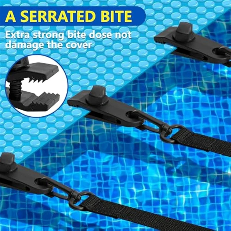 ABKY-36Pcs Pool Solar Cover Reel Attachment Kit, Inground Swimming Pool Solar Cover Straps And Clips
ABKY-36Pcs Pool Solar Cover Reel Attachment Kit, Inground Swimming Pool Solar Cover Straps And Clips