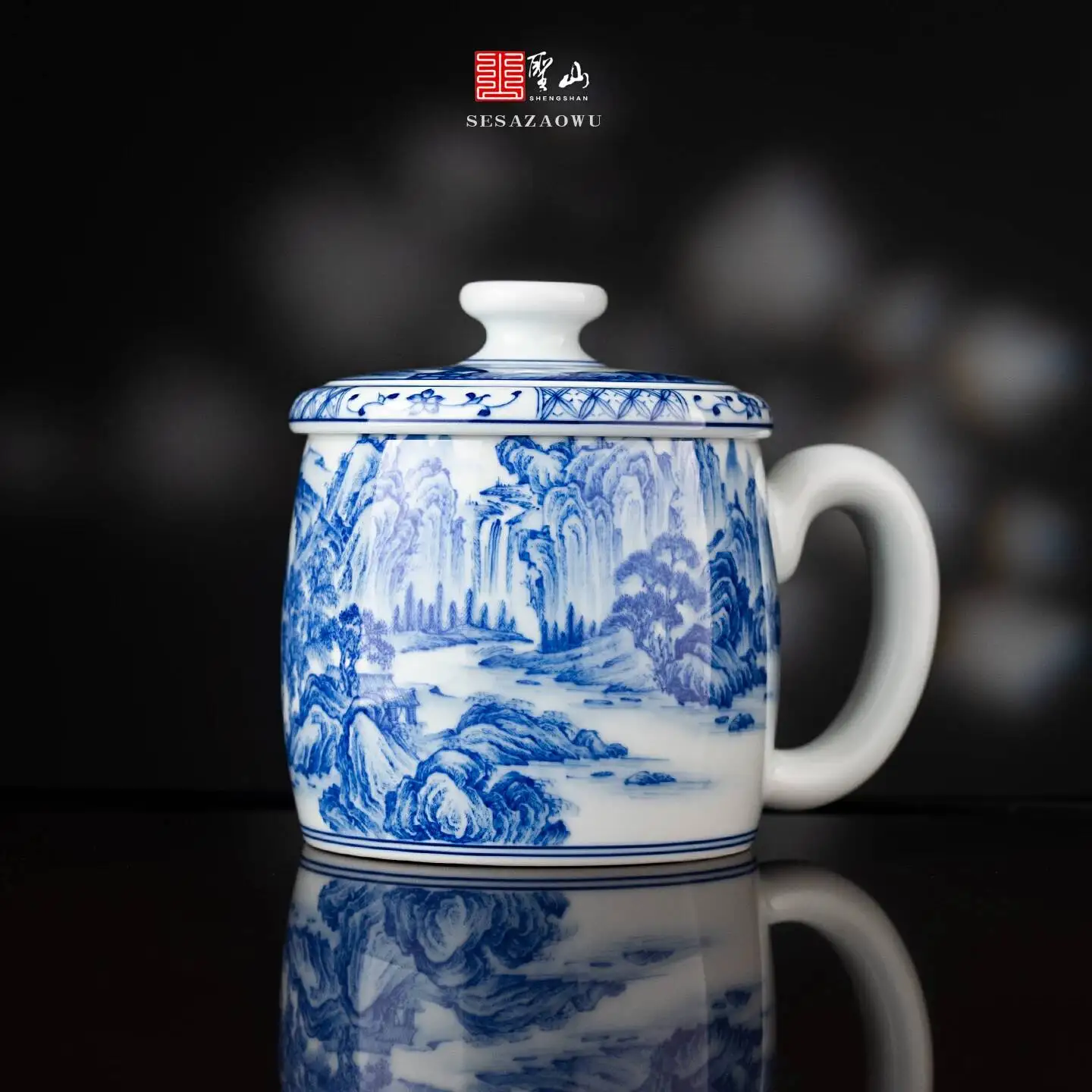 Jingdezhen Hand-Painted Blue And White Porcelain "Xishan Yaju" Boss's Office Gift For Gifting Ceramic Tea Cup
Jingdezhen Hand-Painted Blue And White Porcelain "Xishan Yaju" Boss's Office Gift For Gifting Ceramic Tea Cup