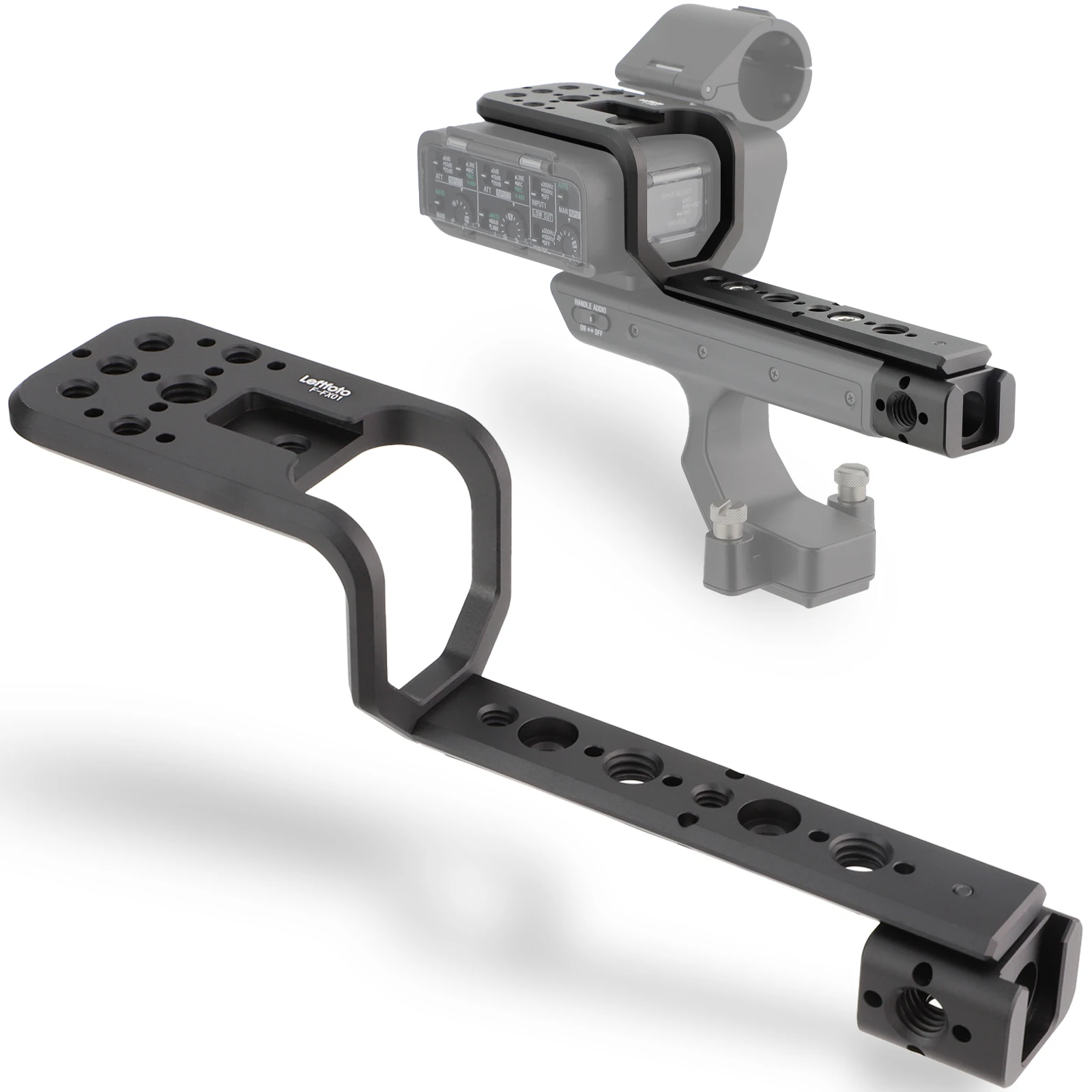 LEFTFOTO Handle Extension Rig Compatible with XLR Handle Unit for Sony Cinema FX3 FX30,Extension Bracket Grip with Cold Shoe
LEFTFOTO Handle Extension Rig Compatible with XLR Handle Unit for Sony Cinema FX3 FX30,Extension Bracket Grip with Cold Shoe