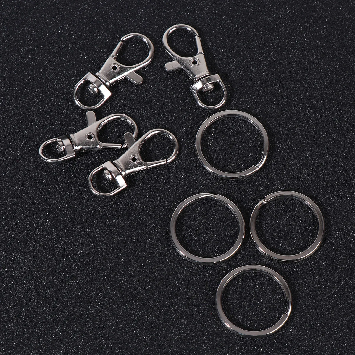 60 Pcs Dog Key Ring Metal Keychain Buckles Rings Zinc Alloy DIY Keyring Creative Man
60 Pcs Dog Key Ring Metal Keychain Buckles Rings Zinc Alloy DIY Keyring Creative Man
