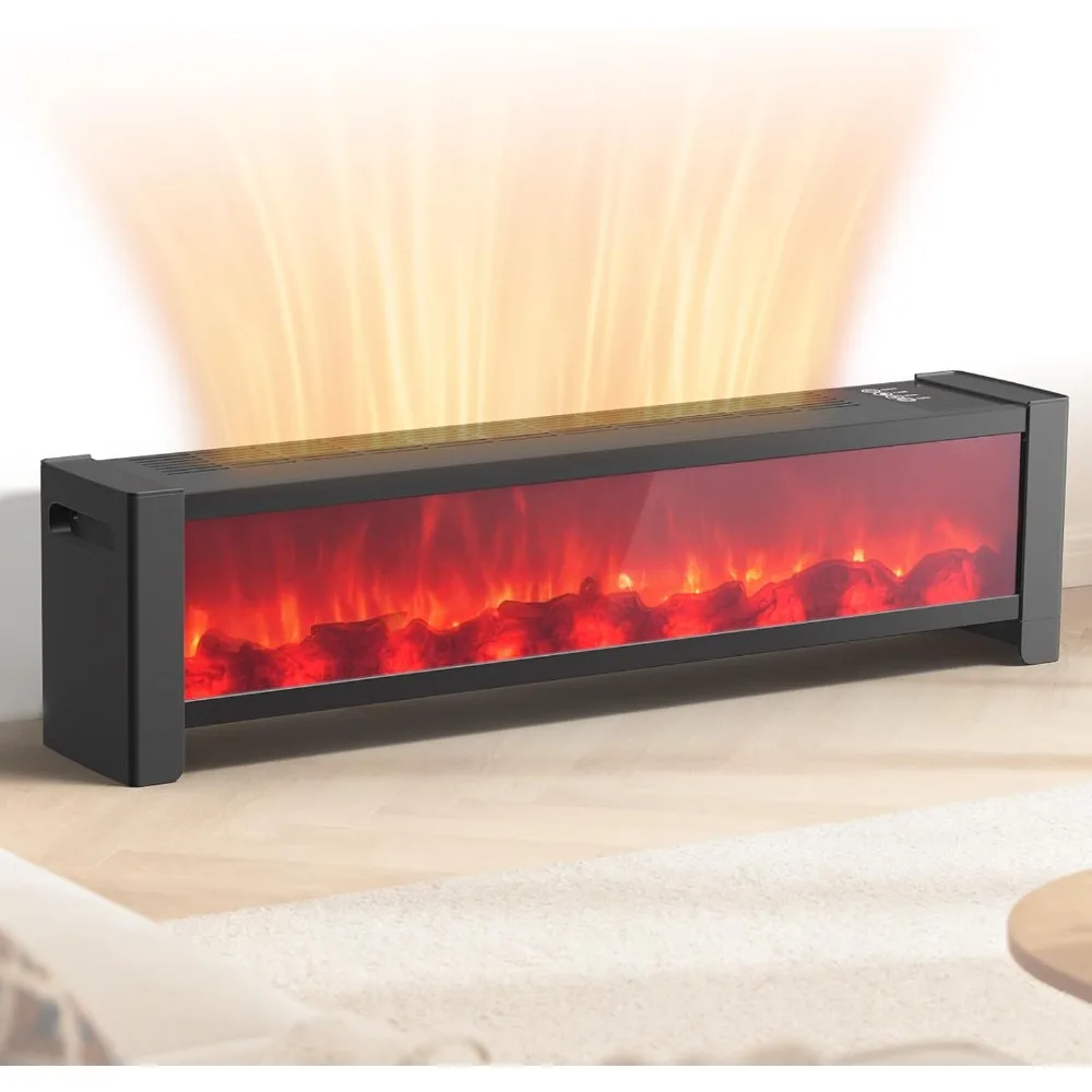 LifePlus 1500W Electric Fireplace Heater for Large Spaces with Realistic Flame and Adjustable Temperature Control
LifePlus 1500W Electric Fireplace Heater for Large Spaces with Realistic Flame and Adjustable Temperature Control