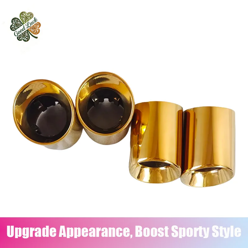 1 PC No Logo Stainless Steel Exhaust Tailpipe for BMW M2/M3/M4 F80/F82/F87 Single out Direct Plug-In Golden Color
1 PC No Logo Stainless Steel Exhaust Tailpipe for BMW M2/M3/M4 F80/F82/F87 Single out Direct Plug-In Golden Color