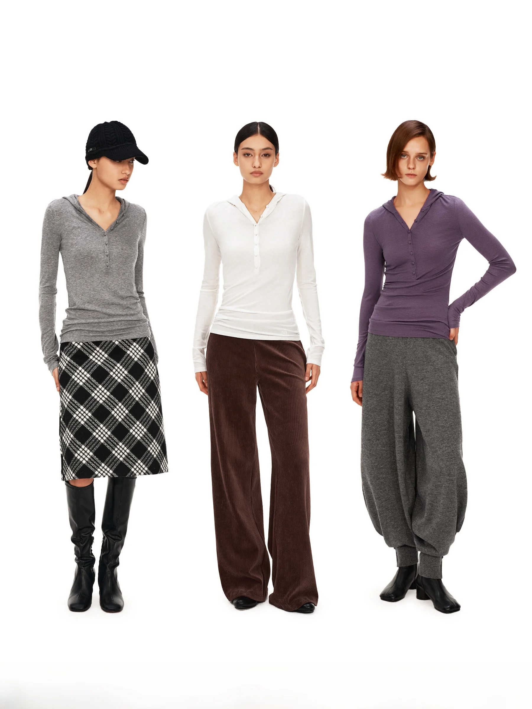 Женская зимняя футболка Puki из австралийской мериносовой шерсти с капюшоном, вязаная, с длинным рукавом, базовый слой, модная, простая, приталенная
Женская зимняя футболка Puki из австралийской мериносовой шерсти с капюшоном, вязаная, с длинным рукавом, базовый слой, модная, простая, приталенная