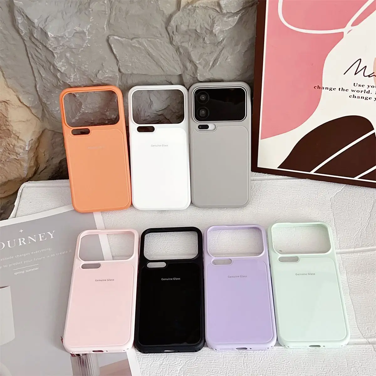 Macaron Color Tempered Glass Phone Case for Xiaomi 17 Pro Max:Hard PC Back + Soft Silicone Bumper Full Protective Cover
Macaron Color Tempered Glass Phone Case for Xiaomi 17 Pro Max:Hard PC Back + Soft Silicone Bumper Full Protective Cover
