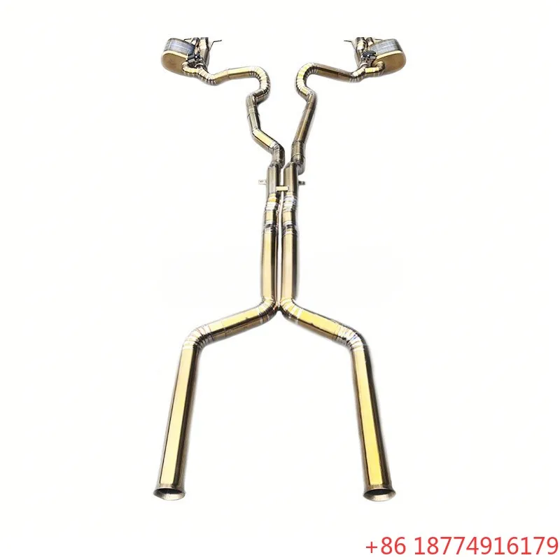 OEM Factory Hot Sale Golden Color Titanium Alloy Exhaust Tip Muffler Valvetronic for W205 C63 C63s 4.0t
OEM Factory Hot Sale Golden Color Titanium Alloy Exhaust Tip Muffler Valvetronic for W205 C63 C63s 4.0t