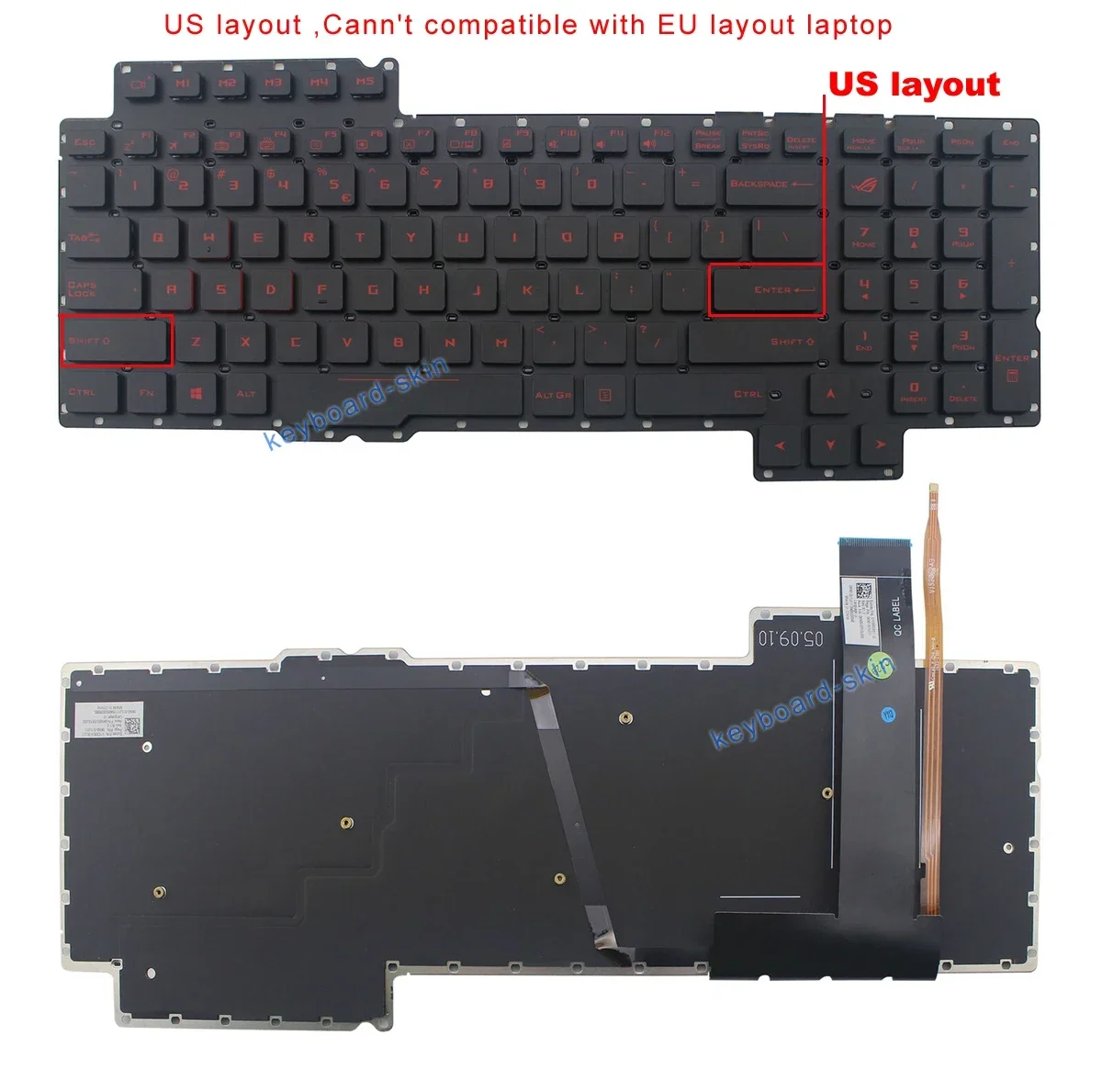 Новая безрамная клавиатура США с подсветкой для ноутбука ASUS ROG G752 G752V G752VL G752VS G752VM G752VT G752VM-RB71 G752VY G752VY-RH71
Новая безрамная клавиатура США с подсветкой для ноутбука ASUS ROG G752 G752V G752VL G752VS G752VM G752VT G752VM-RB71 G752VY G752VY-RH71