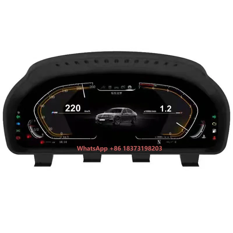 For 5/6/7 Series X3/X4/X5/X6 Car Digital Cluster Virtual Instrument Speedometer 12.3" LCD Dashboard Panel Display
For 5/6/7 Series X3/X4/X5/X6 Car Digital Cluster Virtual Instrument Speedometer 12.3" LCD Dashboard Panel Display