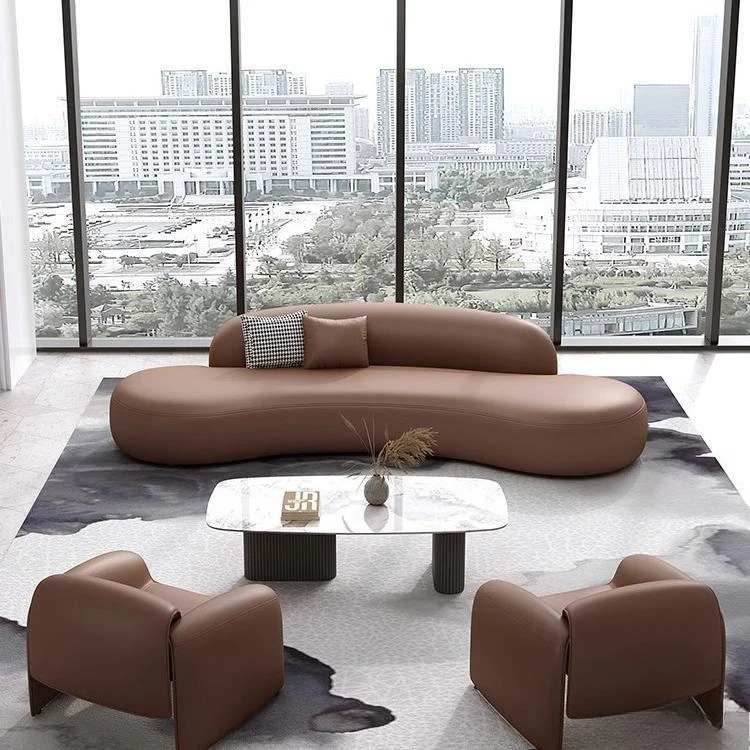 Office sofa coffee table combination hotel reception to negotiate leisure business arc 
Office sofa coffee table combination hotel reception to negotiate leisure business arc