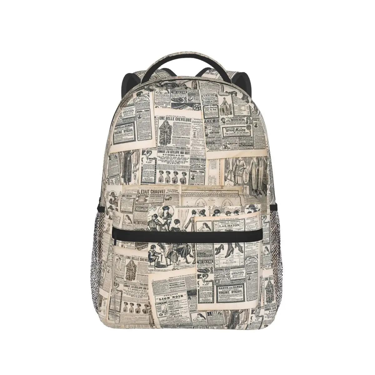 Vintage Newspaper Pattern Backpack Hot Sale Daypack Large Capacity Boys Girls BookBag School Bag Shoulder Bags for Men Women
Vintage Newspaper Pattern Backpack Hot Sale Daypack Large Capacity Boys Girls BookBag School Bag Shoulder Bags for Men Women