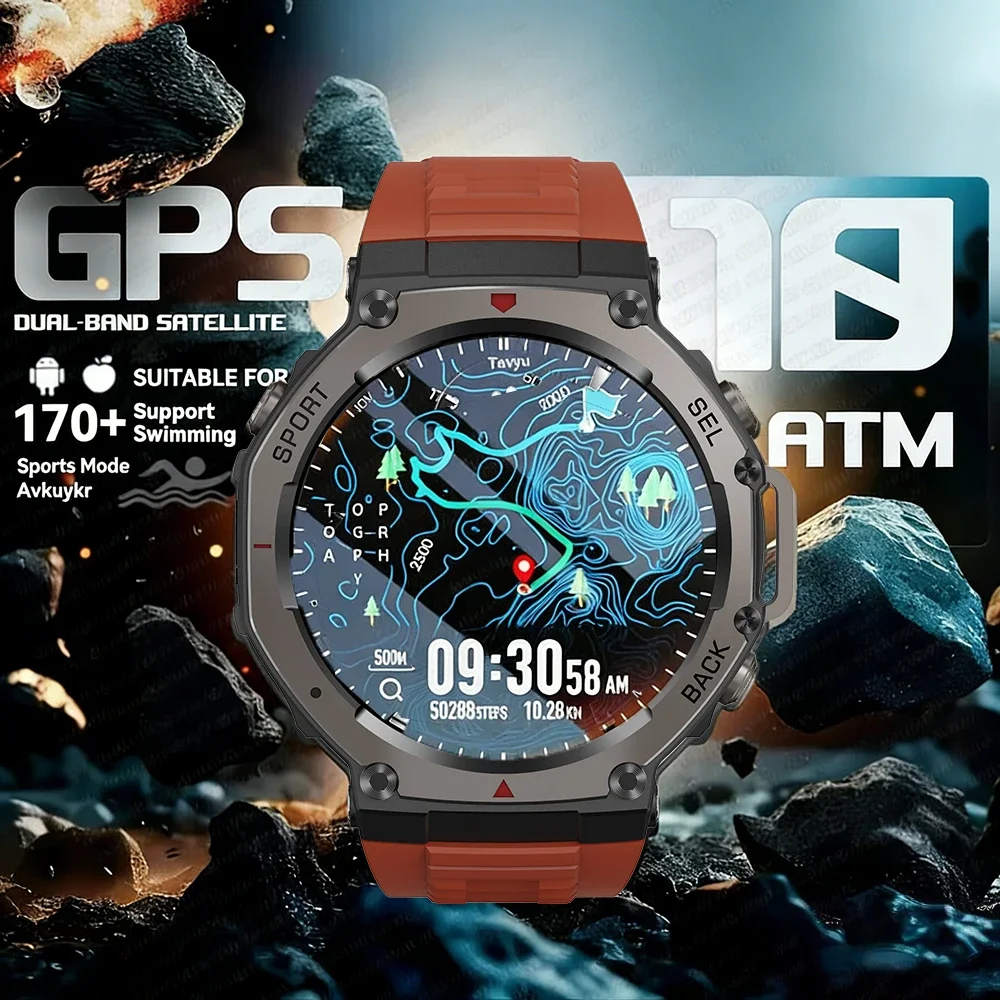 Смарт-часы для спорта с GPS, 1.43-дюймовым AMOLED-экраном, функцией звонков по Bluetooth и водонепроницаемостью 5ATM
Смарт-часы для спорта с GPS, 1.43-дюймовым AMOLED-экраном, функцией звонков по Bluetooth и водонепроницаемостью 5ATM