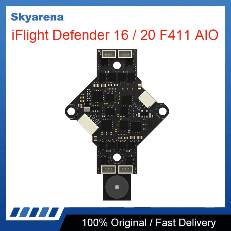 IFlight Defender 16 / Defender 20 F411 AIO с 25,5*25,5 мм монтажными отверстиями для FPV частей
IFlight Defender 16 / Defender 20 F411 AIO с 25,5*25,5 мм монтажными отверстиями для FPV частей