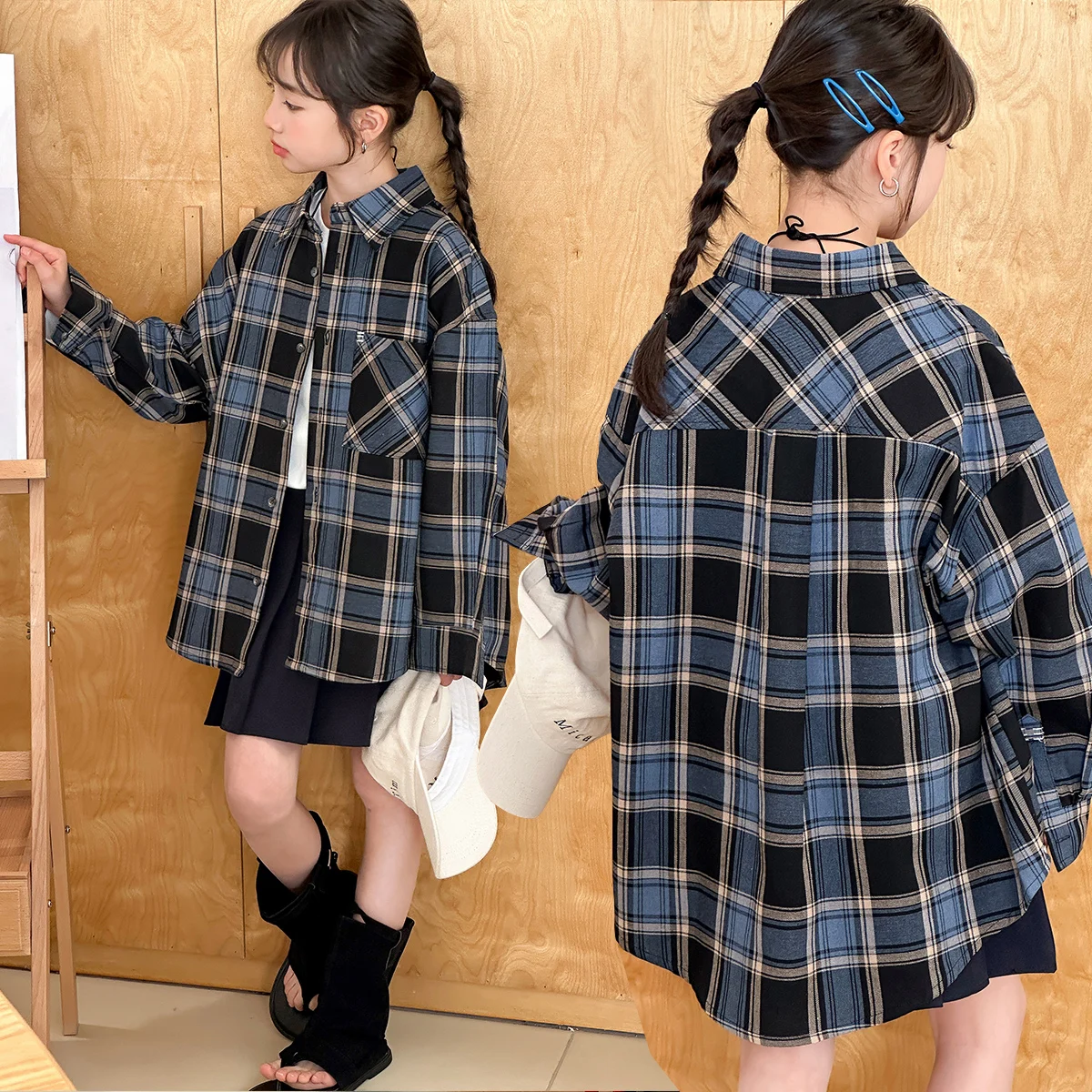 Baby Girl Long Sleeves Shirt Girl Casual Fashion Shirt Child Spring& Autumn Top Princess Softy Plaid Blouse Toddler Size 4-14Y
Baby Girl Long Sleeves Shirt Girl Casual Fashion Shirt Child Spring& Autumn Top Princess Softy Plaid Blouse Toddler Size 4-14Y