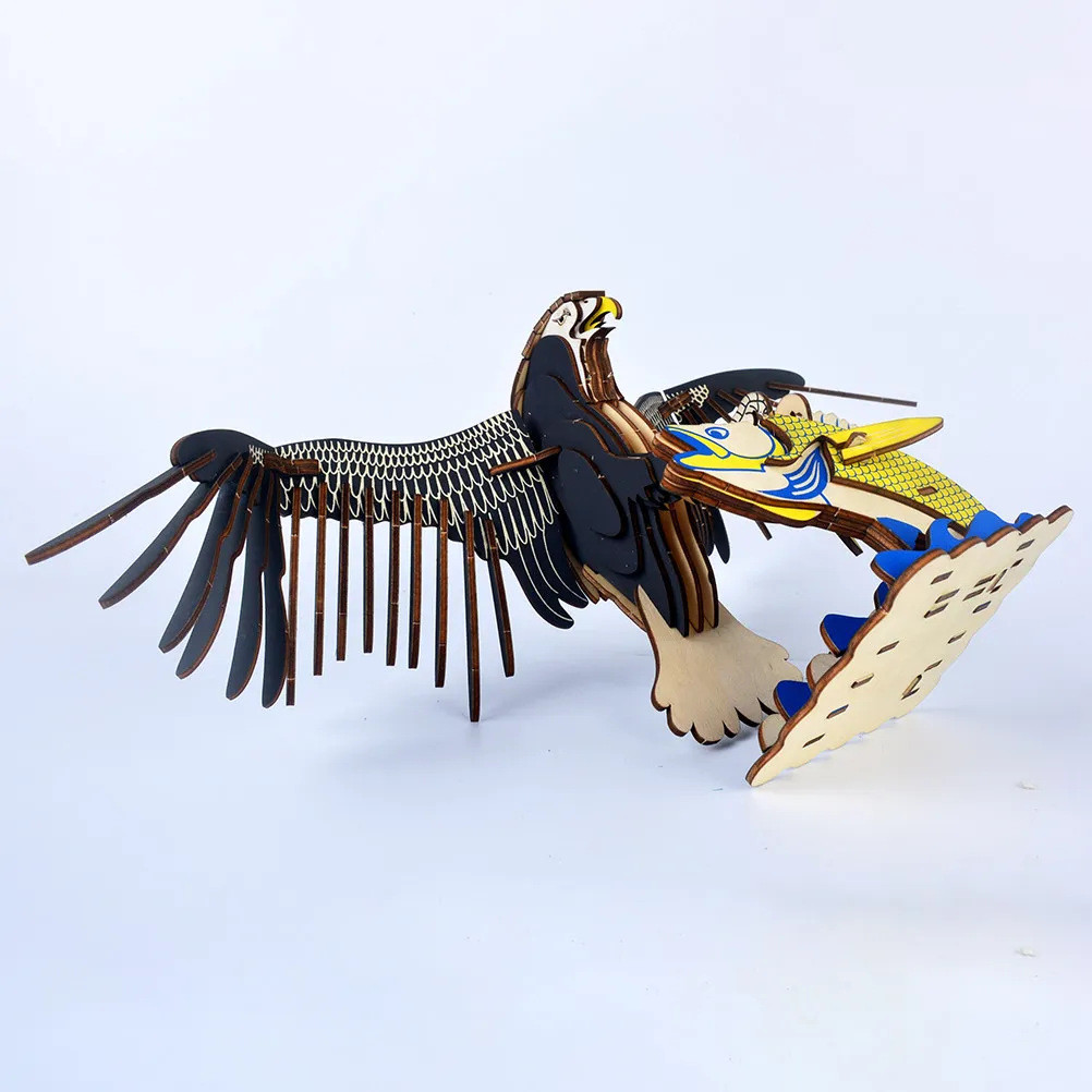 Jigsaw Decorative Eagle Puzzle Montessori Wood Toy Kids Animal Puzzles Fish Shape Portable Board
Jigsaw Decorative Eagle Puzzle Montessori Wood Toy Kids Animal Puzzles Fish Shape Portable Board