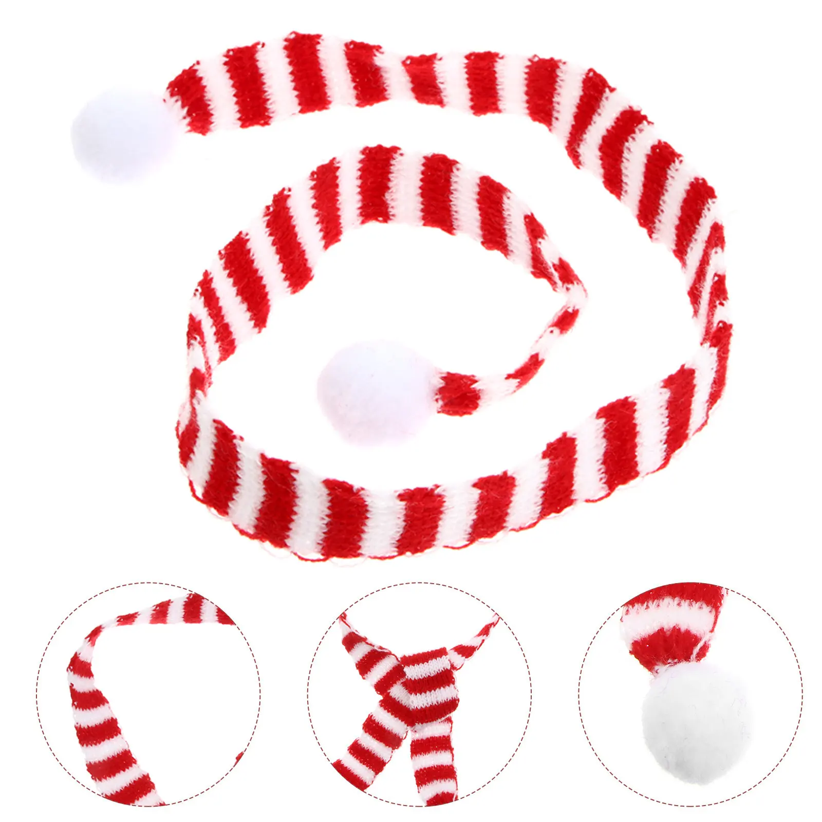 5Pcs Christmas Decorative Scarves Soft Warm Small Striped Knit Scarves Red White Outdoor Neck Warmers Christmas Scarf
5Pcs Christmas Decorative Scarves Soft Warm Small Striped Knit Scarves Red White Outdoor Neck Warmers Christmas Scarf