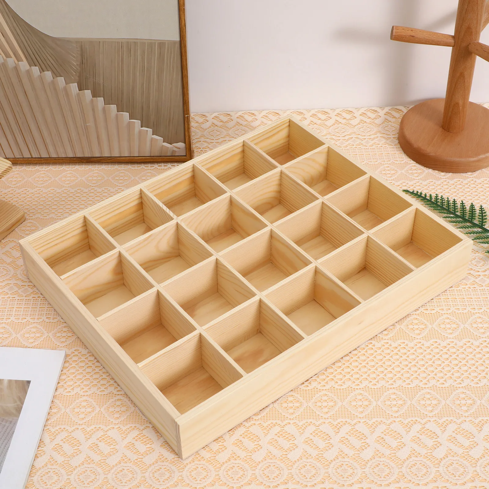 Pine Storage Box 20 Compartments Socks Organizer Panties Drawer Container Clothes Organizer Lingerie Sundries Box
Pine Storage Box 20 Compartments Socks Organizer Panties Drawer Container Clothes Organizer Lingerie Sundries Box