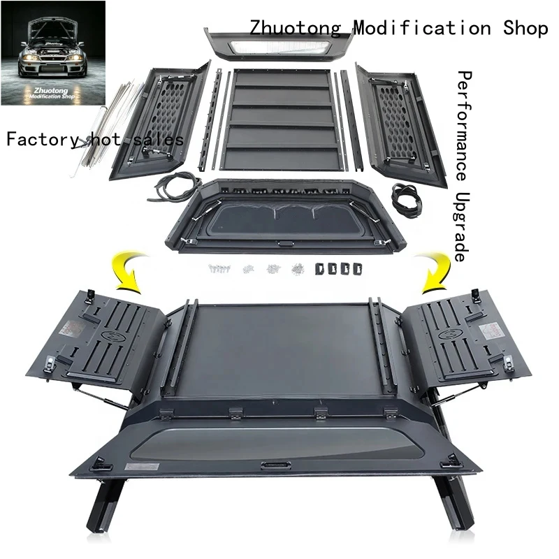 Performance Upgrade High Quality 4X4 Waterproof Aluminum Hardtop Canopy Topper Hilux Ranger Raptor Gladiator
Performance Upgrade High Quality 4X4 Waterproof Aluminum Hardtop Canopy Topper Hilux Ranger Raptor Gladiator
