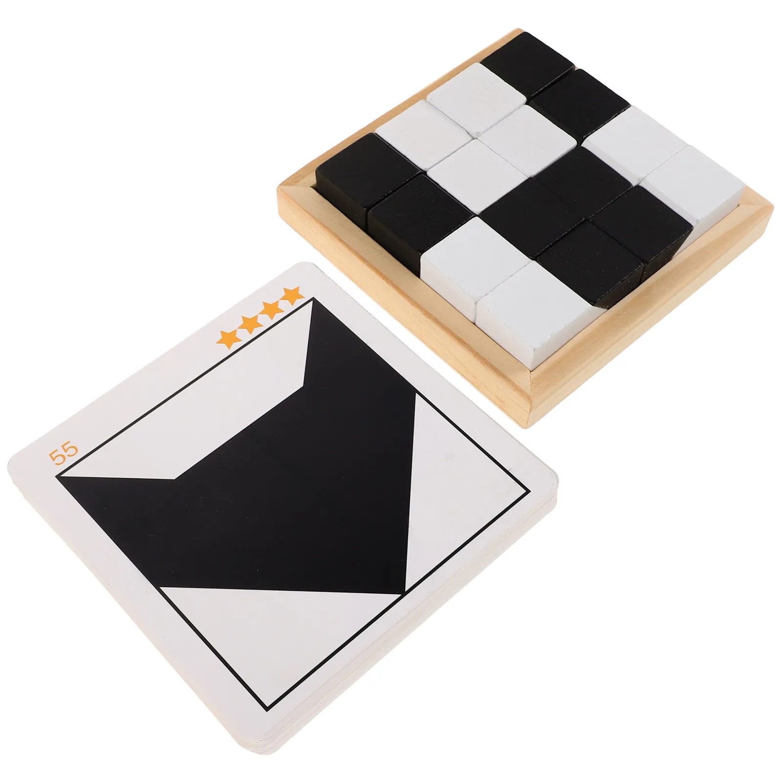 Wooden Blocks Puzzle Board Game Kids Thinking Training Learning Educational Family Interaction Tabletop Game
Wooden Blocks Puzzle Board Game Kids Thinking Training Learning Educational Family Interaction Tabletop Game