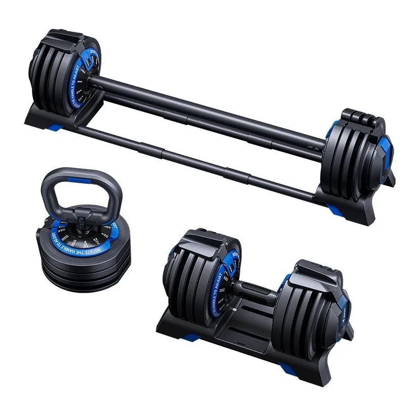 Quick adjustment kettlebell barbell combination strength training equipment
Quick adjustment kettlebell barbell combination strength training equipment
