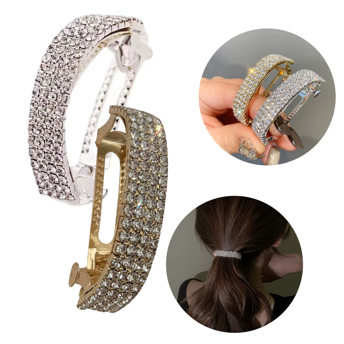 Fashion Girl Metal Rhinestone Hair Clips For Women Barrettes Ponytail Clip Hair Accessories Hairpin Girl Hair Clips
Fashion Girl Metal Rhinestone Hair Clips For Women Barrettes Ponytail Clip Hair Accessories Hairpin Girl Hair Clips