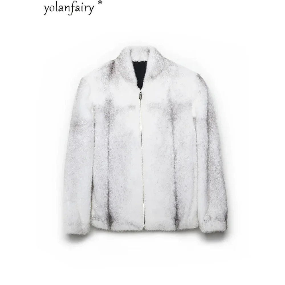 YOLANFAIRY Real Fur Coat Men Clothing Winter Natural Mink Fur Jacket Fashion Luxury Bomber Jackets 2025 Chaquetas Hombre KJ6384
YOLANFAIRY Real Fur Coat Men Clothing Winter Natural Mink Fur Jacket Fashion Luxury Bomber Jackets 2025 Chaquetas Hombre KJ6384