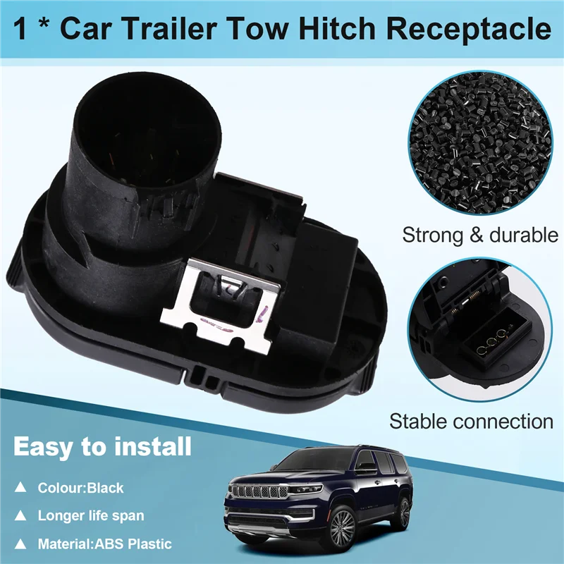 A85E-Car Trailer Tow Hitch Receptacle Trailer Connector Plug 68284110AA For Jeep Grand Cherokee Chrysler Pacifica Voyager
A85E-Car Trailer Tow Hitch Receptacle Trailer Connector Plug 68284110AA For Jeep Grand Cherokee Chrysler Pacifica Voyager