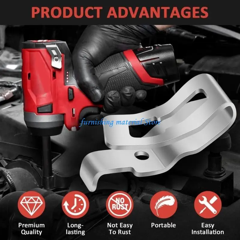 Y5GD Replacement Belt Clip Hook Matching Screws Power Tool Waist Clip for 2552-20
Y5GD Replacement Belt Clip Hook Matching Screws Power Tool Waist Clip for 2552-20