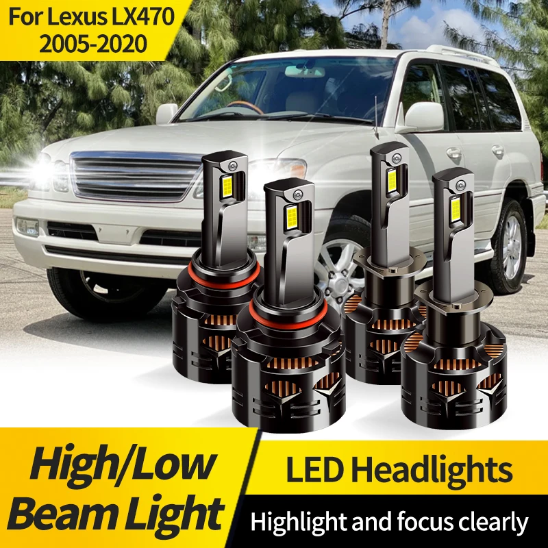 2PCS For Lexus LX470 2005-2020 12V 9005 LED Headlight Bulbs HB3 6000K White H1 LED Hi/Lo Beam Light Halogen Replacement Lamp
2PCS For Lexus LX470 2005-2020 12V 9005 LED Headlight Bulbs HB3 6000K White H1 LED Hi/Lo Beam Light Halogen Replacement Lamp