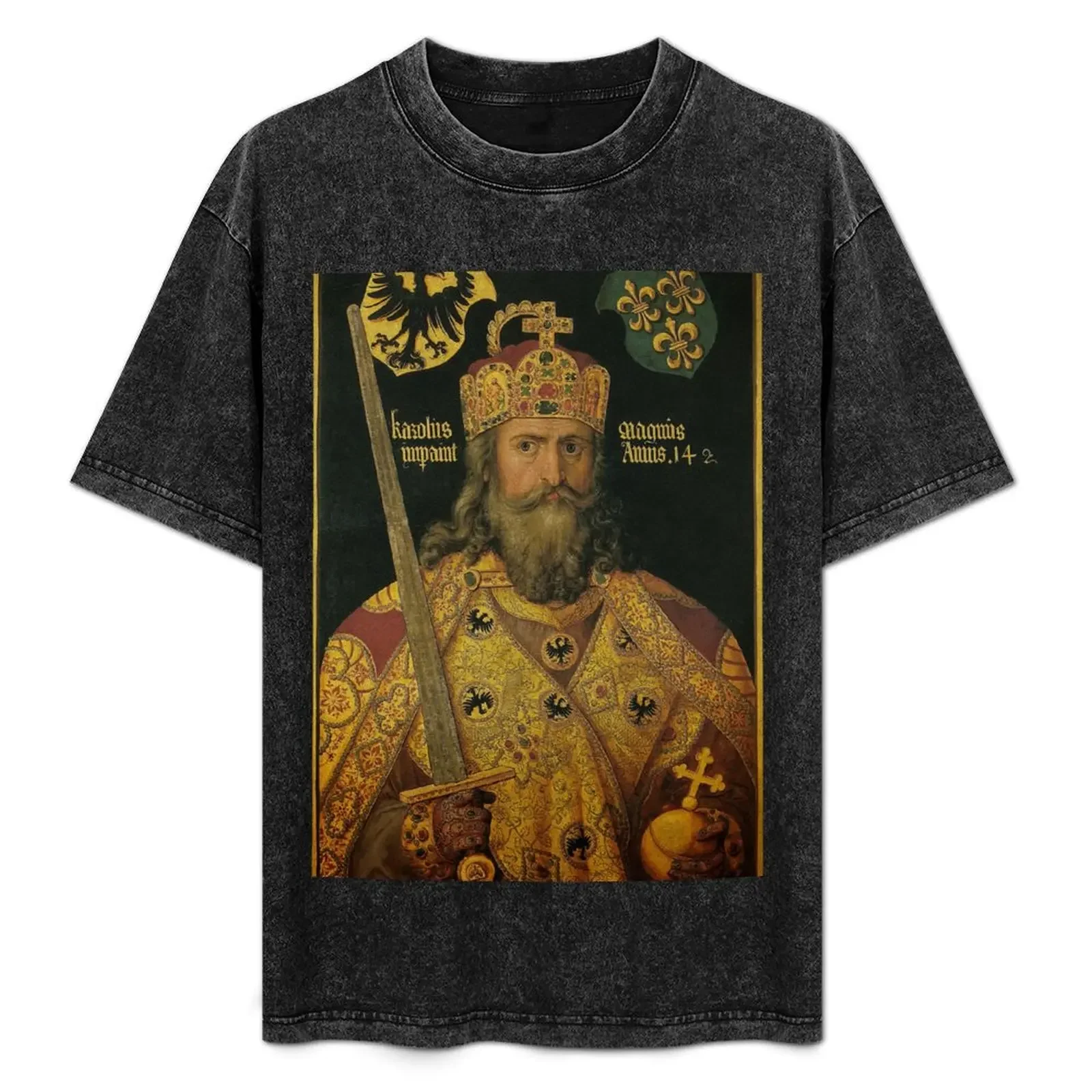 Charlemagne by Albrecht Dürer T-Shirt Regular Fit Plain Tee Shirt
Charlemagne by Albrecht Dürer T-Shirt Regular Fit Plain Tee Shirt