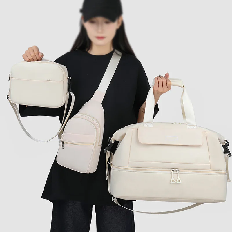 3pcs Set Travel Duffel Bag with Shoes Pack Hiking Chest Bags Outdoor Maternity Diaper Handbag Large Swimming Luggage Schoolbag
3pcs Set Travel Duffel Bag with Shoes Pack Hiking Chest Bags Outdoor Maternity Diaper Handbag Large Swimming Luggage Schoolbag