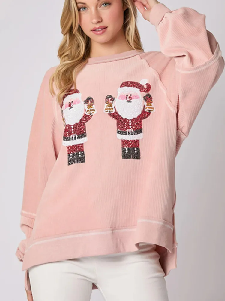 BKLD New Glitter Cartoon Christmas Halloween O-Neck Casual Corduroy Sweatshirts Long Sleeve Tops Clothes For Women Autumn 2025
BKLD New Glitter Cartoon Christmas Halloween O-Neck Casual Corduroy Sweatshirts Long Sleeve Tops Clothes For Women Autumn 2025