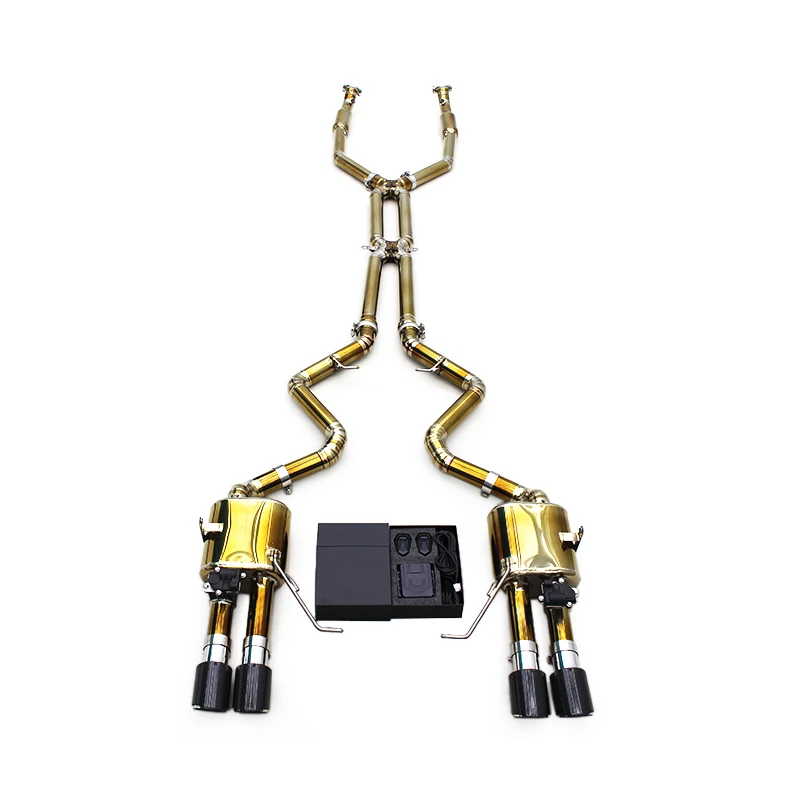 Race New Dual X Pipe Design Catback For BMW M3 E90/E92/E93 4.0L 2008-2013 2.5inch Valvetronic Titanium Muffler Exhaust System
Race New Dual X Pipe Design Catback For BMW M3 E90/E92/E93 4.0L 2008-2013 2.5inch Valvetronic Titanium Muffler Exhaust System