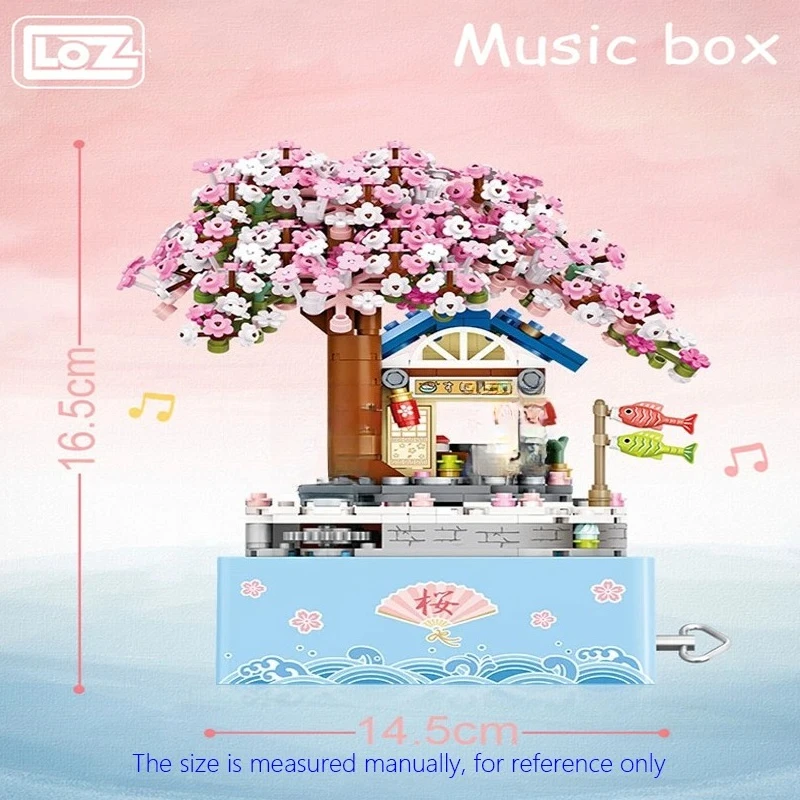 LOZ Sakura Tree Music Box Japan Under Mini Block Building Bricks Totoro Kimono Educational Toys Collection for Gift
LOZ Sakura Tree Music Box Japan Under Mini Block Building Bricks Totoro Kimono Educational Toys Collection for Gift