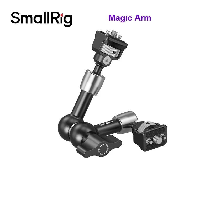 Крепление SmallRig Magic Arm 7 дюймов, максимальная нагрузка 1,5 кг, с винтами 1/4"-20 для расширения возможностей использования аксессуаров камеры, освещения, телефона, микрофона, монитора.
Крепление SmallRig Magic Arm 7 дюймов, максимальная нагрузка 1,5 кг, с винтами 1/4"-20 для расширения возможностей использования аксессуаров камеры, освещения, телефона, микрофона, монитора.