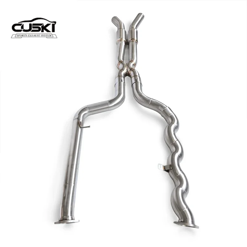 Stainless Steel Exhaust Parts Suitable For BMW M3/M4 G80/G82 2021-2023 Exhaust equal length middle pipe Car Exhaust Modification
Stainless Steel Exhaust Parts Suitable For BMW M3/M4 G80/G82 2021-2023 Exhaust equal length middle pipe Car Exhaust Modification