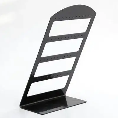 4-Tier 24 Holes 12 Pairs Earrings Plastic Display Stand Organizer Rack Black 13.5X5X18Cm Durable Jewelry Storage For Home Store
4-Tier 24 Holes 12 Pairs Earrings Plastic Display Stand Organizer Rack Black 13.5X5X18Cm Durable Jewelry Storage For Home Store