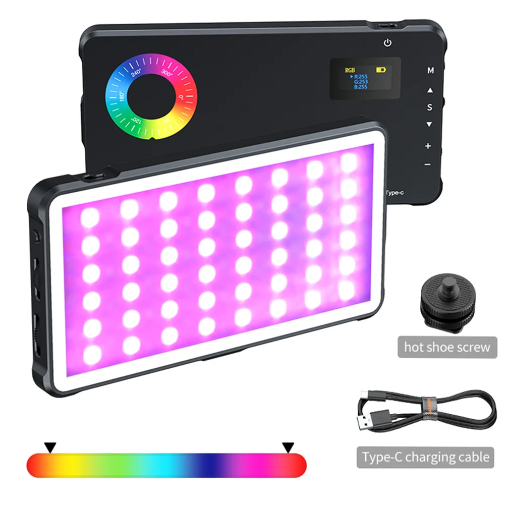 SL-C02 RGB LED Camera Light 2500K-9000K Dual Color Temperature Photography Light Fill Light Portable RGB For Live Broadcast
SL-C02 RGB LED Camera Light 2500K-9000K Dual Color Temperature Photography Light Fill Light Portable RGB For Live Broadcast