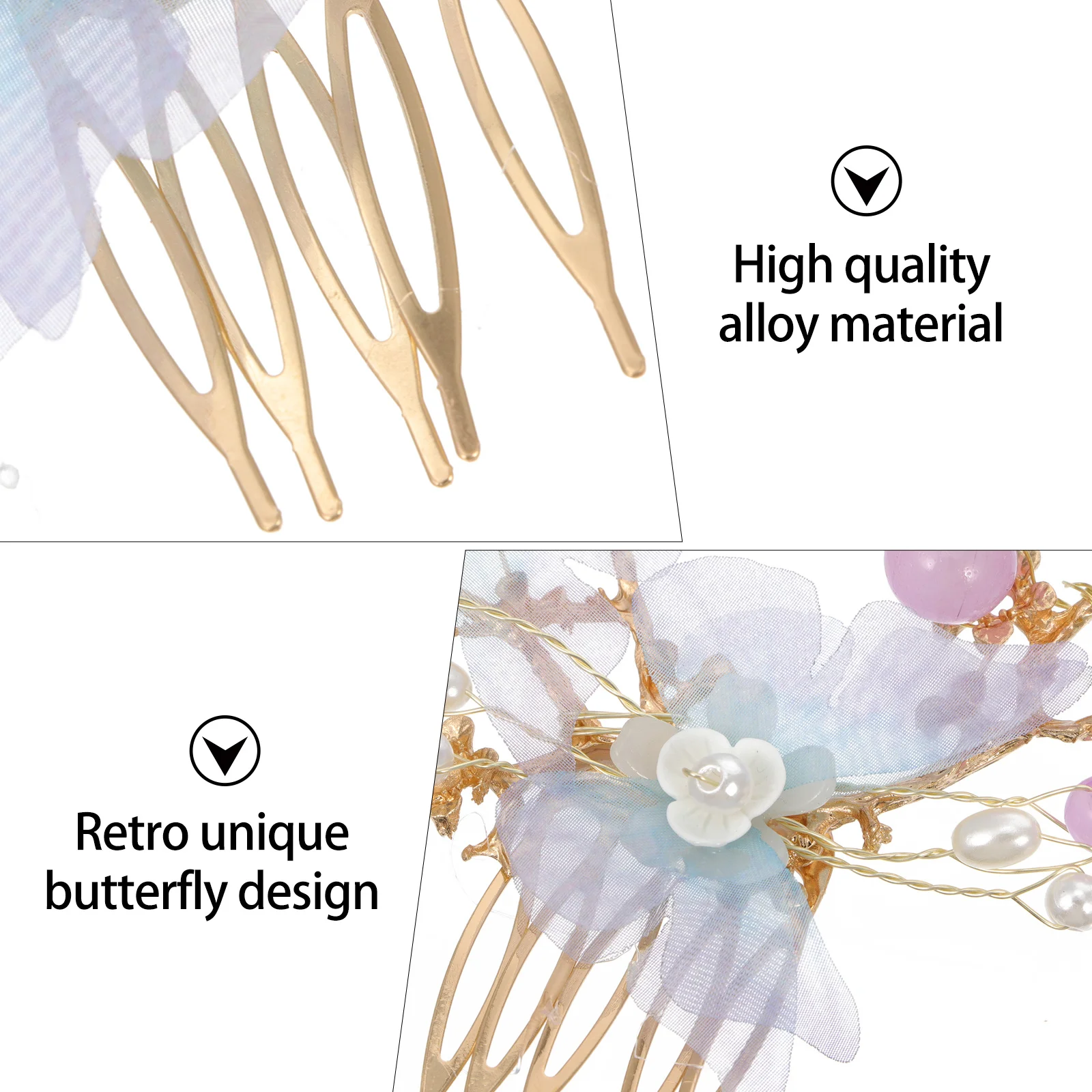 Vintage Butterflies Hairpin Set Retro Hair Sticks Ancient Chinese Style Hair Accessories for Wedding Costume Party Festival
Vintage Butterflies Hairpin Set Retro Hair Sticks Ancient Chinese Style Hair Accessories for Wedding Costume Party Festival