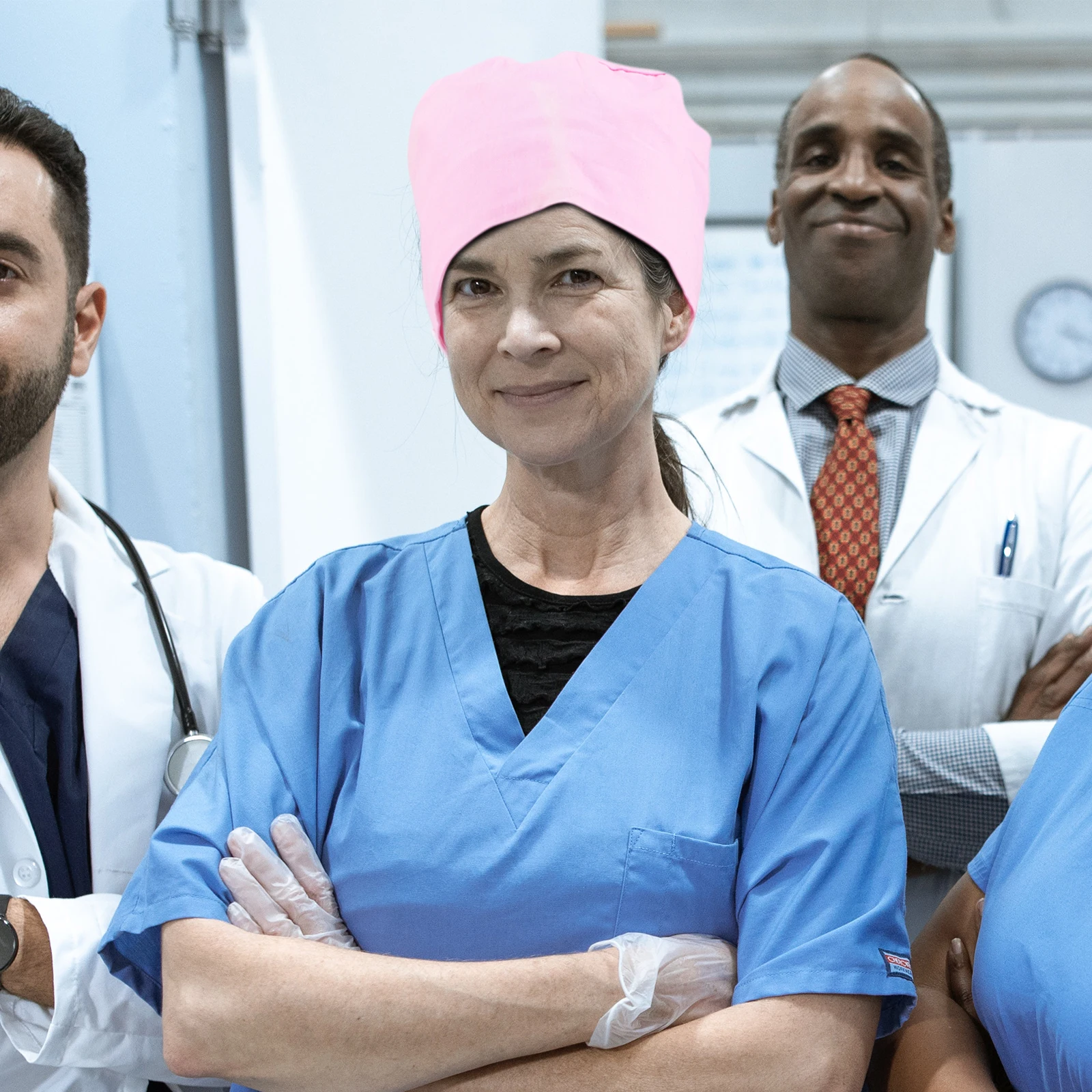 Surgical Cap Hair Hat Cotton Chef Hat Mens Scrub Women Working Buttons Nurse Headwear Breathable Material Easy Adjust Elastic
Surgical Cap Hair Hat Cotton Chef Hat Mens Scrub Women Working Buttons Nurse Headwear Breathable Material Easy Adjust Elastic