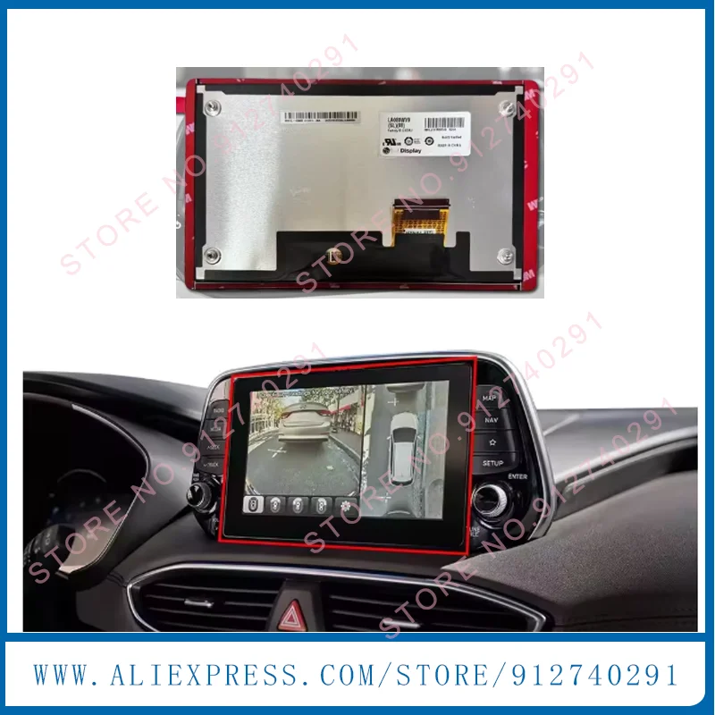 LA080WV9 SL02 06 08 ЖК-дисплей с сенсорным экраном для Hyundai Santa FE 2019 2020, автомобильное навигационное радио 96560-S2301UAY 96560S2301UAY 96560S2301
LA080WV9 SL02 06 08 ЖК-дисплей с сенсорным экраном для Hyundai Santa FE 2019 2020, автомобильное навигационное радио 96560-S2301UAY 96560S2301UAY 96560S2301