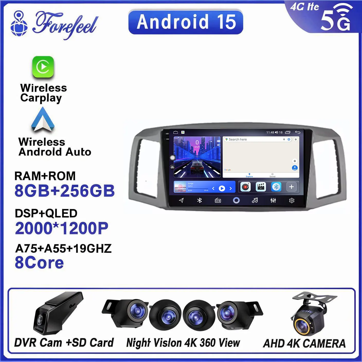 Android 16 For Jeep Grand Cherokee 2004 2005 2006 2007 Multimedia Car Monitor Gps Player Screen Radio Navigation No Dvd Dash Cam
Android 16 For Jeep Grand Cherokee 2004 2005 2006 2007 Multimedia Car Monitor Gps Player Screen Radio Navigation No Dvd Dash Cam