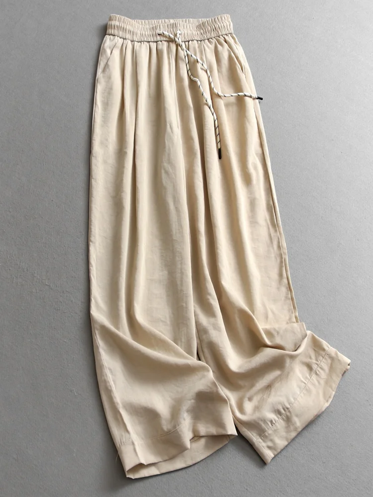 Casual Loose Straight Leg Pants Women's Thin Cool Sensation Belted Elastic Waist Wide Leg Commute Versatile Summer High Waist...
Casual Loose Straight Leg Pants Women's Thin Cool Sensation Belted Elastic Waist Wide Leg Commute Versatile Summer High Waist...