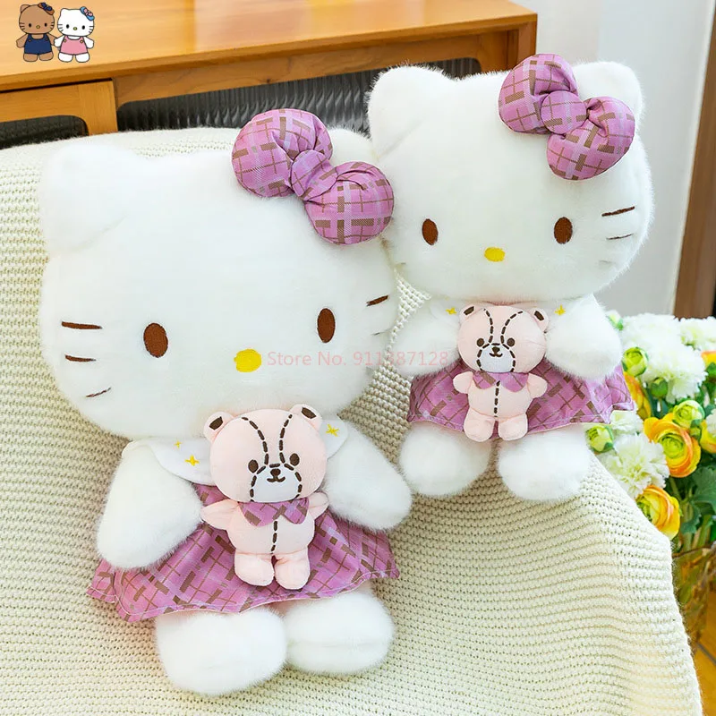 Плюшевая игрушка Hello Kitty Sanrio в стиле ретро, 40/55 см, фиолетовая, для взрослых и детей, подарок на день рождения, милая мягкая игрушка-кошка
Плюшевая игрушка Hello Kitty Sanrio в стиле ретро, 40/55 см, фиолетовая, для взрослых и детей, подарок на день рождения, милая мягкая игрушка-кошка