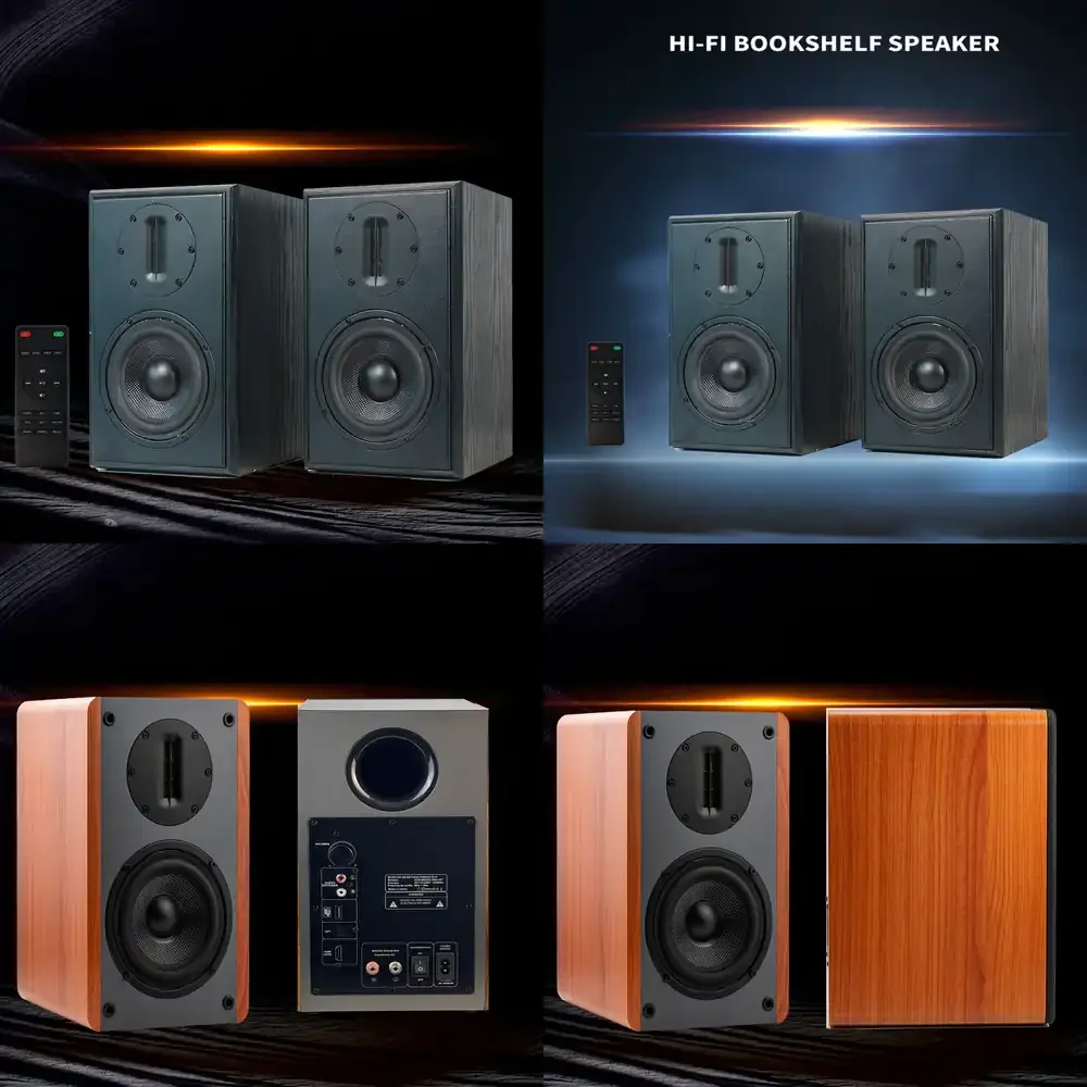 Samtronic 5.25" Active Bookshelf Speakers 200W Carbon Fiber Speaker Unit Built in 24bit DAC Dynamic 3D Surround Sound
Samtronic 5.25" Active Bookshelf Speakers 200W Carbon Fiber Speaker Unit Built in 24bit DAC Dynamic 3D Surround Sound