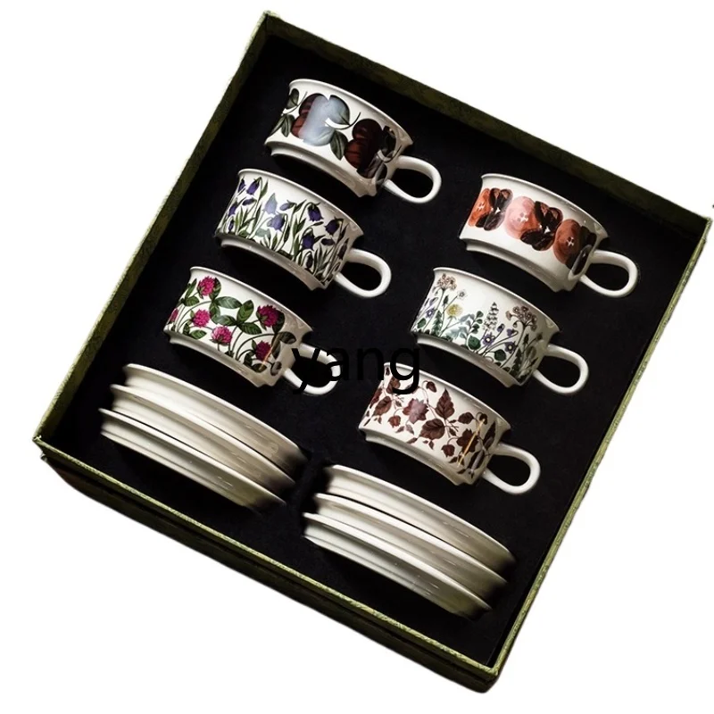TGF Vintage Style High-End Coffee Cup and Saucer Set Ceramic Flower Tea Cup Set Wedding Gift
TGF Vintage Style High-End Coffee Cup and Saucer Set Ceramic Flower Tea Cup Set Wedding Gift