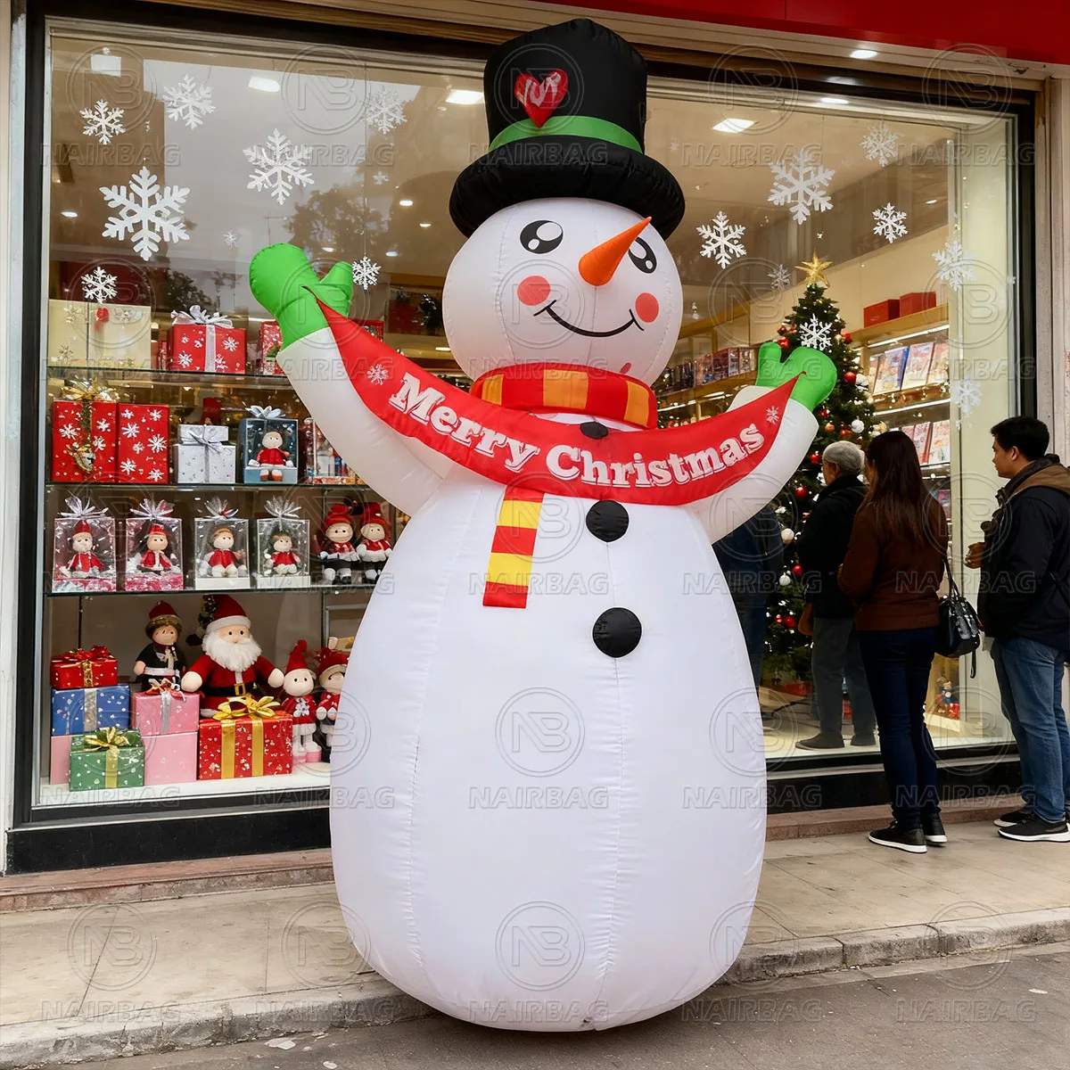 Large Inflatable Snowman Toy Scarf with LED Light Xmas Yard Lawn Party Decoration Christmas Home Supplie Ornaments Festive Gift
Large Inflatable Snowman Toy Scarf with LED Light Xmas Yard Lawn Party Decoration Christmas Home Supplie Ornaments Festive Gift