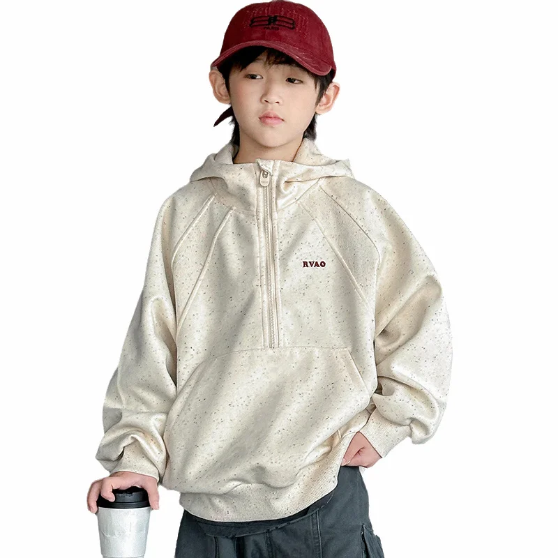 Casual Kids Khaki Sweatshirt For Boys New Spring Clothes Thicken Tee Tops Teenage Child Fashion Streetwear Outfit Sweatshirt
Casual Kids Khaki Sweatshirt For Boys New Spring Clothes Thicken Tee Tops Teenage Child Fashion Streetwear Outfit Sweatshirt