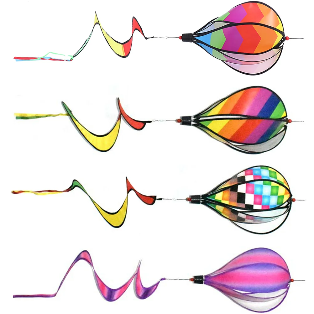 4 Pcs Colorful Wind Stripe Ornament Spinners Outdoor Rainbow Decor Hanging Windmill
4 Pcs Colorful Wind Stripe Ornament Spinners Outdoor Rainbow Decor Hanging Windmill